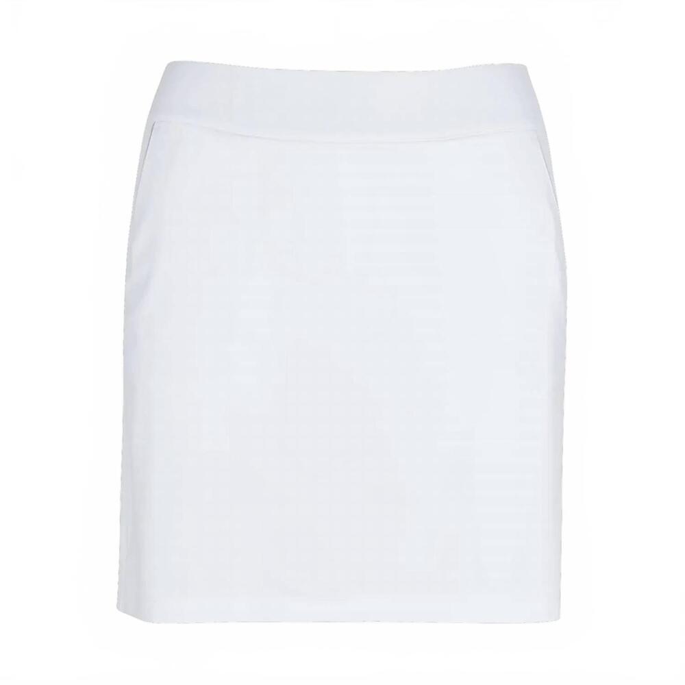 NEW DUNNING GOLF women's player jersey performance skort in white